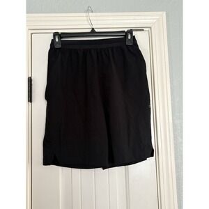 Adidas Axis 3.0 Shorts Mens XS Black Woven Training Zip Pockets Drawstring Waist